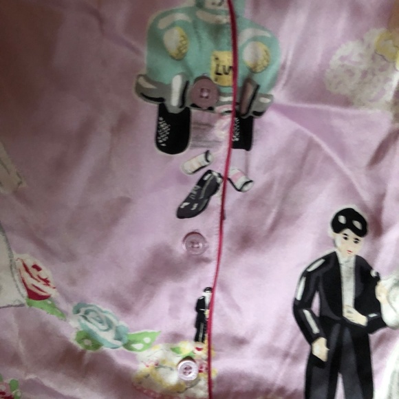 2)S-NICK & NORA 100%SILK 2PC WEDDING PJS SZS, RARE, VHTF,NEW,GORGEOUS&LUXURIOUS… - Picture 5 of 12